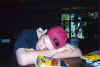 Jon sleeping at the lunch table.JPG (338994 bytes)